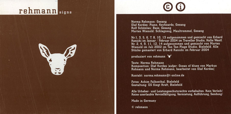Rehmann - CD "Signs"